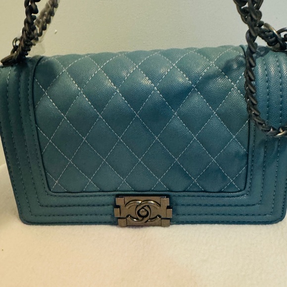Blue quilted bag - Picture 11 of 11